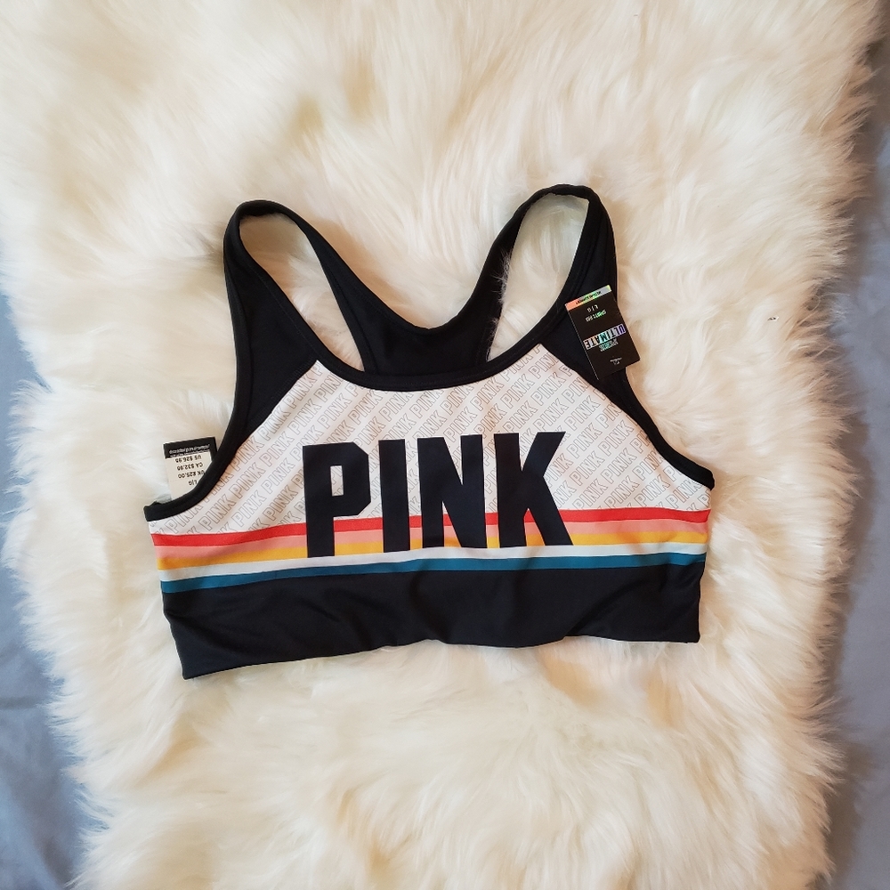 Pink Victoria secret sport bra - Picture 1 of 6